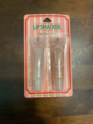 Lip Smacker Lip Gloss Duo Sparkling Sugar & Candy Cane 0.4oz Holiday