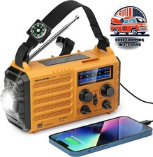 Radio Port til Con Manivela Solar De Emergencia, Radio AM/FM/NOAA Meteorol gica