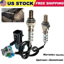 2PCS O2 Oxygen Sensor Up+Downstream For 08-14 Chevrolet Equinox/GMC Terrain 2.4L