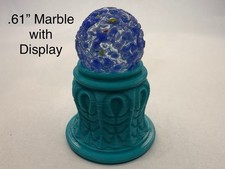 Glass Marble With Display Included lot 7621