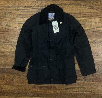 John Partridge Mens Black 5320 Land owner wax cotton Jacket Size XXS NWT