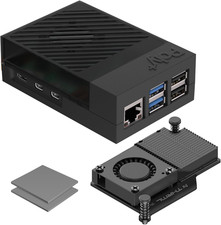 Argon Poly 5 Case with Active Cooler for Raspberry Pi 5  with Argon THRML 30Mm