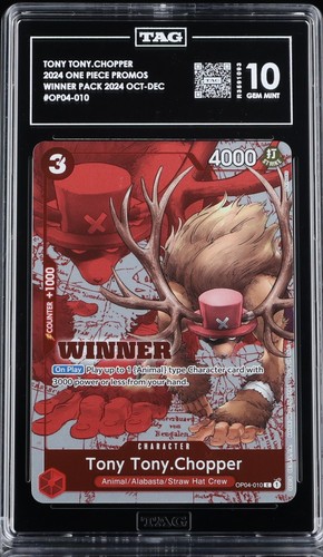 Tony Tony.Chopper (CS 25-26 Celebration Pack) graded TAG 10 for sale on eBay