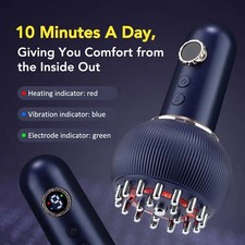 Electric Lymphatic Drainage Machine Meridian Body Massage Brush w/ Microcurrent