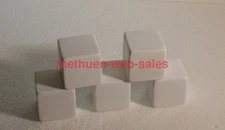 Blank Dice~1"Square (25mm)~White~Plastic~D&D~Games~X 22