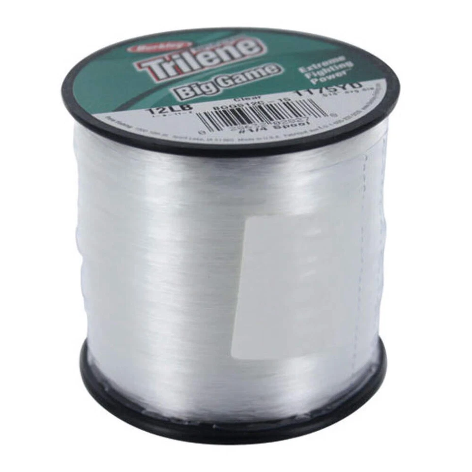 Carrete Berkley Trilene Big Game Mono Line 1/4 lb transparente (10-30 lb) Foto 2 de 3