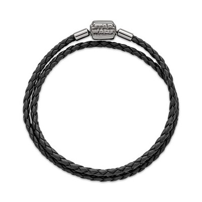 埼*き様 (PANDORA)Double Black Leather Brace Pandora Black Leather Double Wrap Bracelet | eBay