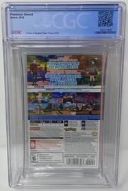 CGC Graded Pokemon Sword NEW Nintendo Switch (1022778009, 9.9 A++)