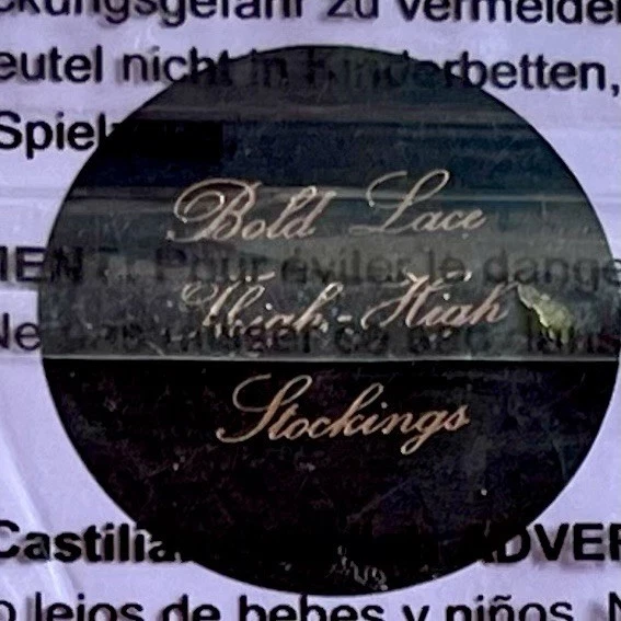 Savage X Fenty смелый кружевной чулки 4 X новом состоянии синий новый с Ярлыками Skrew ноги день - Изображение 3 из 4