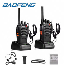 2 Baofeng BF-88E Portable Wireless Handheld Walkie 16CH UHF 12.5KHz