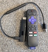 Roku Streaming Stick 4K Model 3810X with Voice Remote & Power Cable WiFi