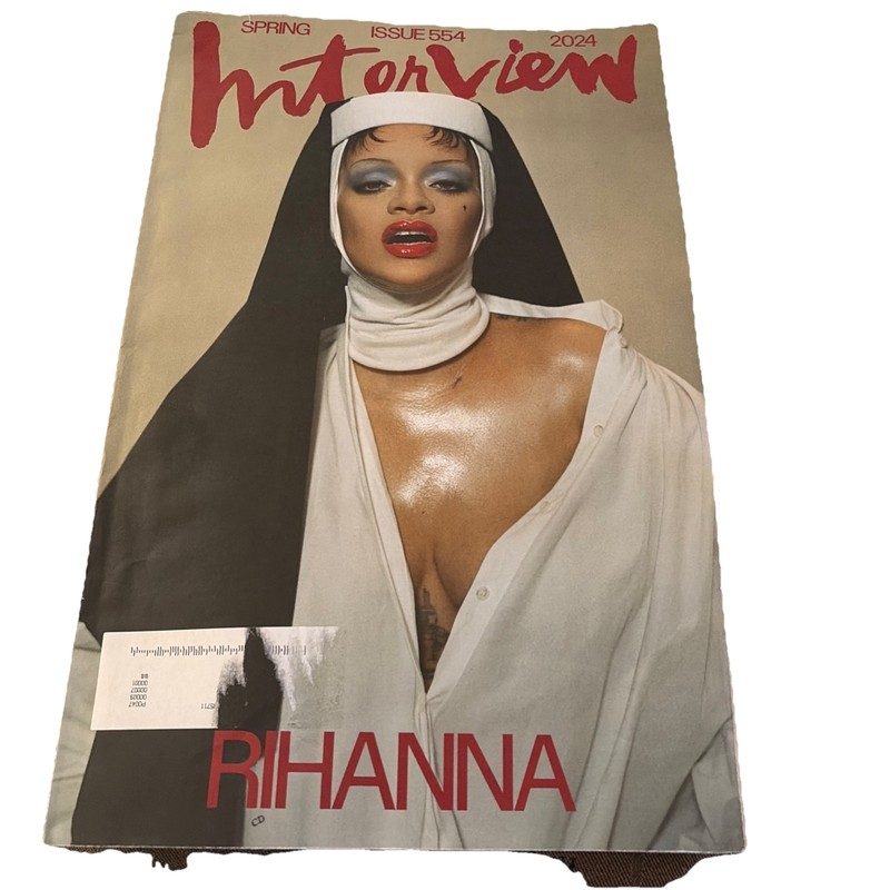 Interview Magazine #554 Spring 2024 Rihanna, Brigitte Nielsen, Sarah Paulson
