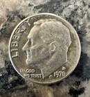 1978 D Roosevelt Dime   w/many errors IGWT, 8 on rim / filled in D — photo 1