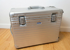 Rimowa 950.51 Topaz Pilot Case 42L 2-Wheel Vertical Aluminum Rare Germany