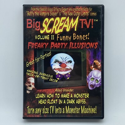Big Scream TV! Volume 2 DVD OOP 2004 Halloween Tricks Funny Bones Novelty Video