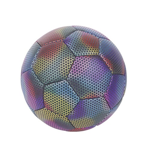 Ballon De Football Réfléchissant Taille 5 Avec Effet Lumineux