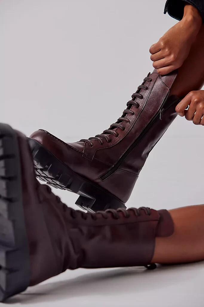 新着☆超エッジー【Free People】Jones Lug Sole Lace Up Boots Amazon.com | Free People Jones Lug Sole Lace-up Boots for