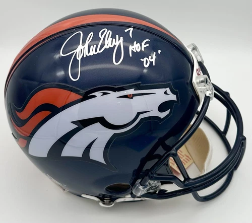 John Elway Signed Broncos Pro Line Authentic FS Helmet HOF 94 Auto Online COA