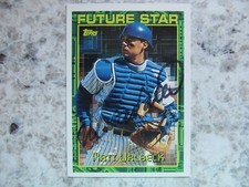 Cubs Matt Walbeck Signed Autographed 1994 Topps Future Star Mint