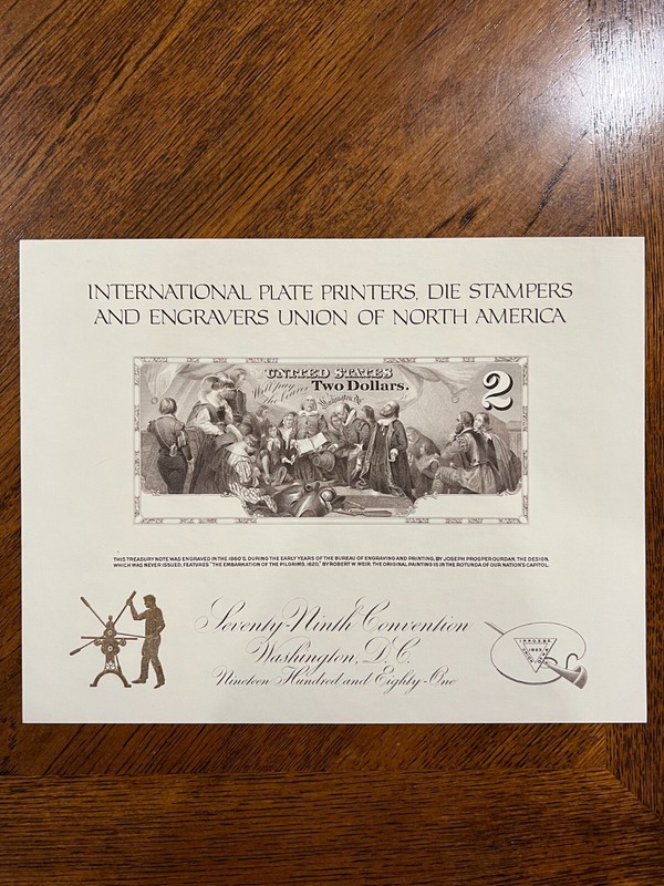 Forerunner Souvenir Card F-1981B - 79th IPPDS & EU Convention - DC, Mint