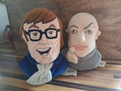 Austin Powers & Dr Evil Silly Slammers Set - Soft Beanie Plüschtier