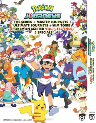 DVD ANIME POKEMON REISEN: DIE SERIE VOL.1-147 END + 5 SP ENG SUBS REG ALL