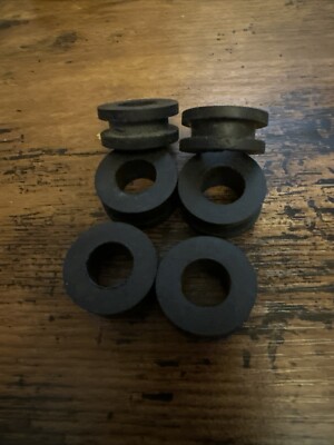 gas oil tank rubber mounts kit Grommets fat bob Flatside Harley custom fuel six