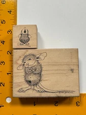 Mudpie Wonders &  Monica Yawning Rubber Stamps by Stampa Rosa
