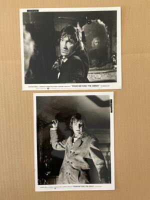 David Warner: Chills from Beyond the Grave - 2 US Photos (1974) - VGC