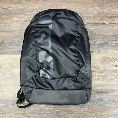 Asics Backpack Bag Bookbag Zip up Graphic School Unisex Travel