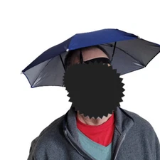 Umbrella Hat Sun Rain Fishing Folding Multifunction Adjustable Outdoor Headgear