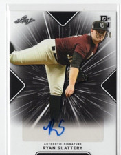 2021 Leaf Perfect Game National Showcase Ryan Slattery Auto Black /50 #BA-RS3