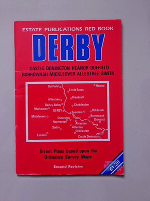 Derby Estate Publications Red Book Street Plans & Index 2nd Revision