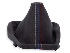 FÜR BMW X1 E84 09-15 SCHALMANSCHETTE SCHALTSACK ALCANTARA NAHT MPOWER