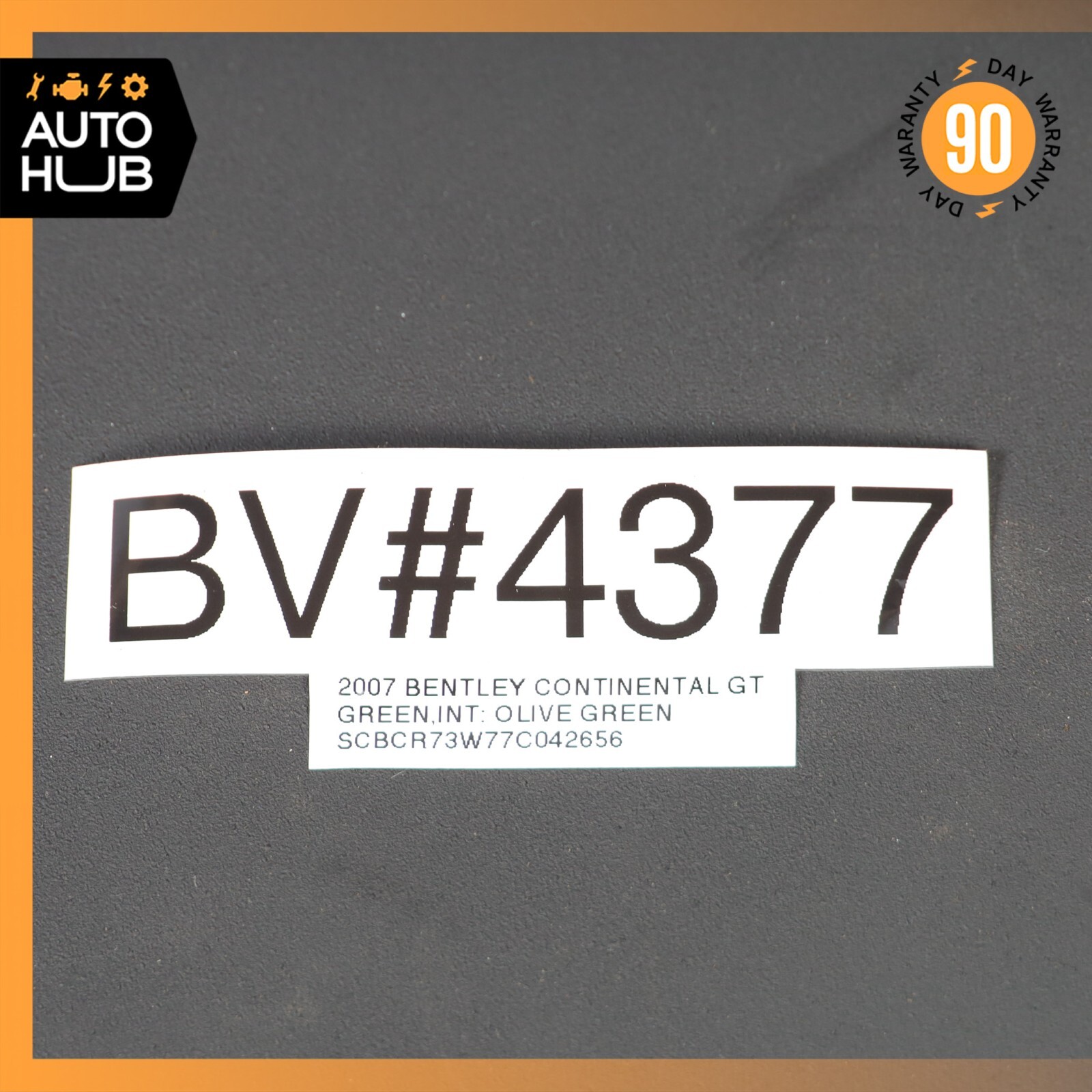03-10 Bentley Continental GT Coupe Rear Trunk Floor Carpet Cover Panel OEM