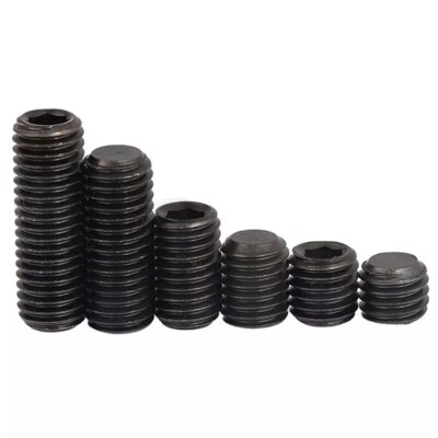 M12 M14 M16 Flat Point Grub Screws High Tensile 12.9 Socket Set Screw