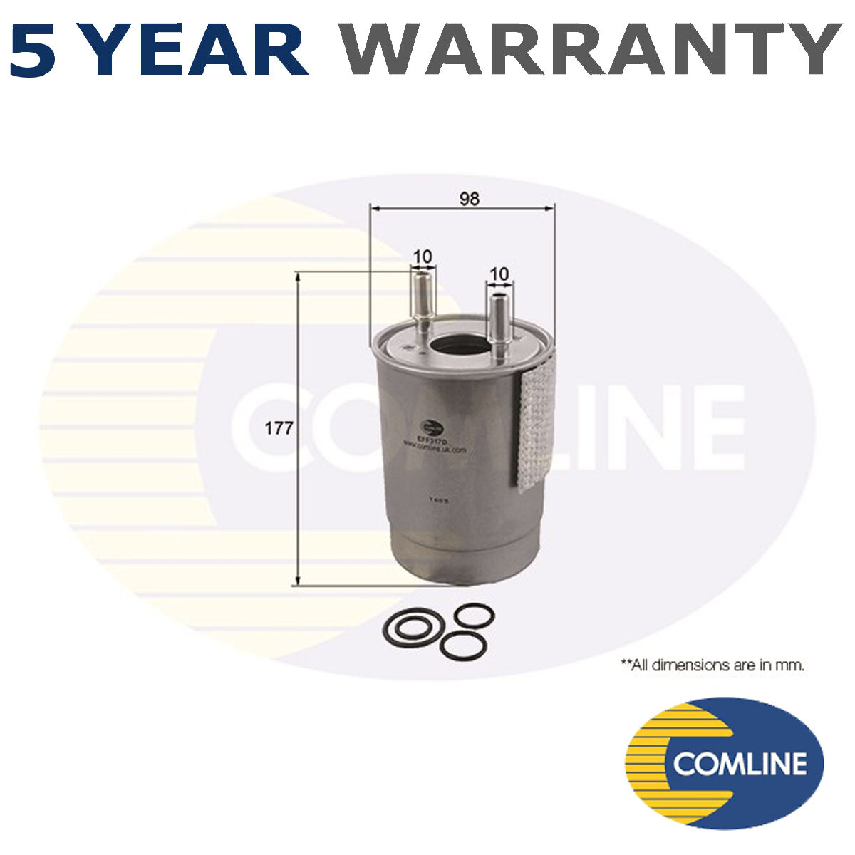 Comline Fuel Filter Fits Renault Megane Scenic 1.5 dCi 1.6 1.9 2.0