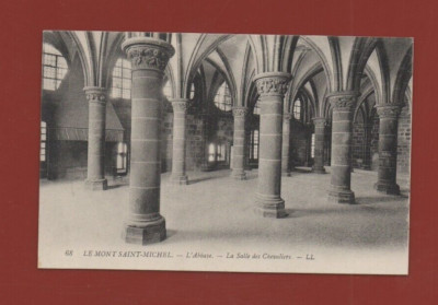 LE MONT ST MICHEL - La Salle des Chevaliers .... (Ref. F4391)