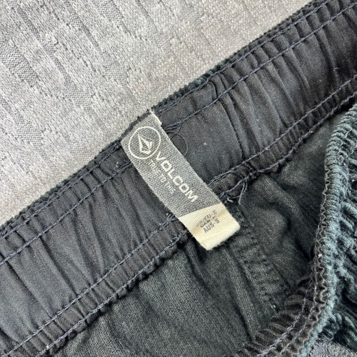 Vintage Volcom Corduroy men S/28-32 Y2K Shorts Skater Elastic Waist Drawstring - Picture 7 of 10