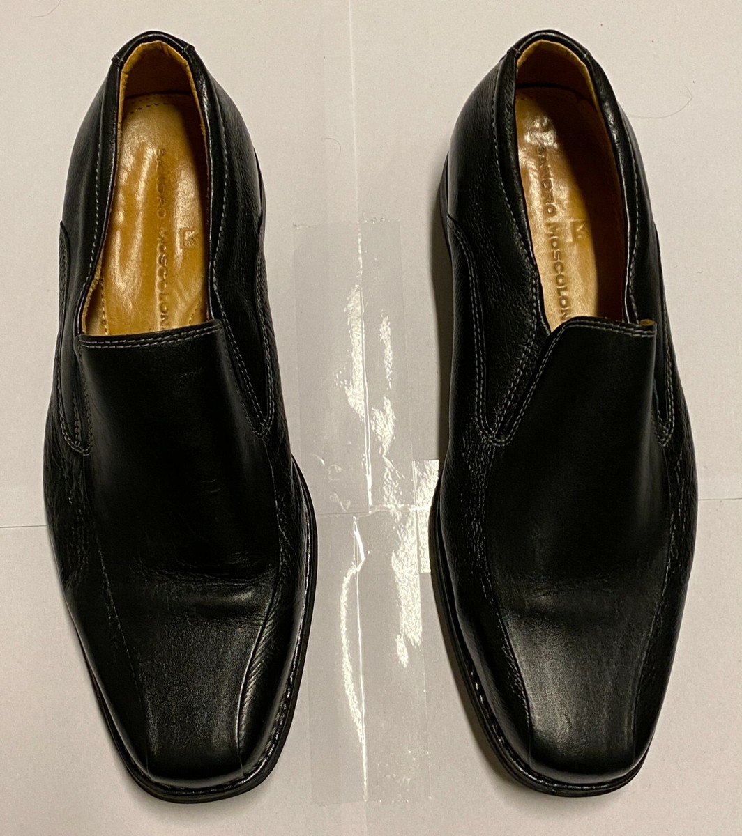 Sandro Moscoloni Edwin Black Leather Loafer Mens Size US 8.5  display picture 1