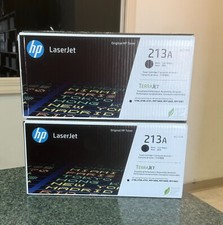 Used Empty 213A set of 2 black HP toner cartridges