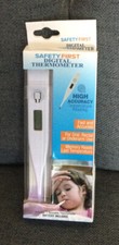 Safety First Digital Thermometer High Accuracy 60-Second Readout w/LR41 Battery