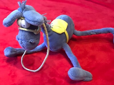 MORDILLO PLÜSCHFIGUR Biegsam  PFERD ESEL LILA CA. 35 CM SÜSS