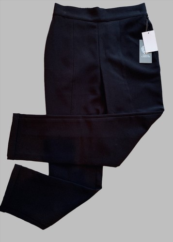 Nuevo - Pantalones ajustados Vince Camuto para mujer - Negro rico - Talla pequeña L - Imagen 3 de 3