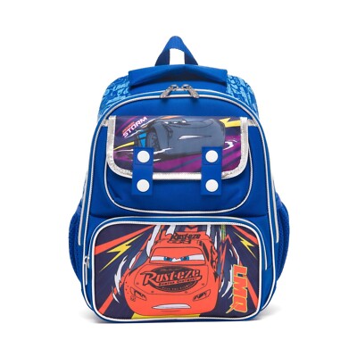 Ruz - Cars 12 Inch Pre-School backpack with Padded Back and Adjustable Straps