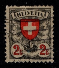 Switzerland 1924 2fr Coat of Arms SG332 Used