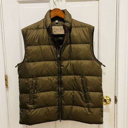 Burberry Brit Military Field Chore Jacket Green Pockets Size XL with Vest - Picture 6 of 24
