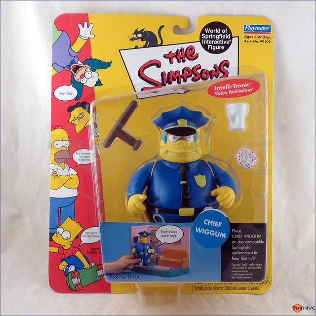 The Simpsons Police Chief Wiggum series 2 World of Springfield figure