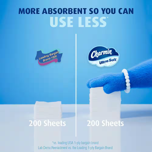 Ultraweiches Toilettenpapier 18 Mega Plus Rollen Klärgrubensicher 2-lagig Großpackung Tissue - Bild 4 von 10