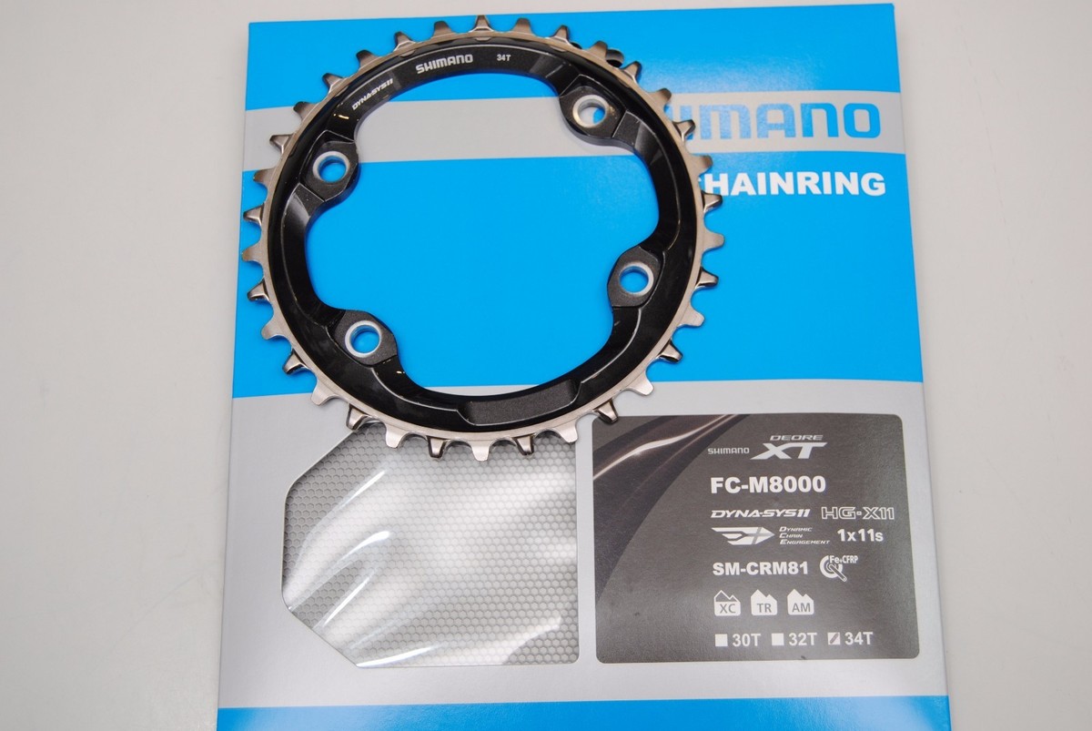 Corona 10 velocità Shimano XT FC-M780 AE B-Type giro bulloni 104mm 32 denti